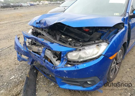 2017 Honda Civic Ex-L from USA, damaged, VIN 19XFC1F71HE017341